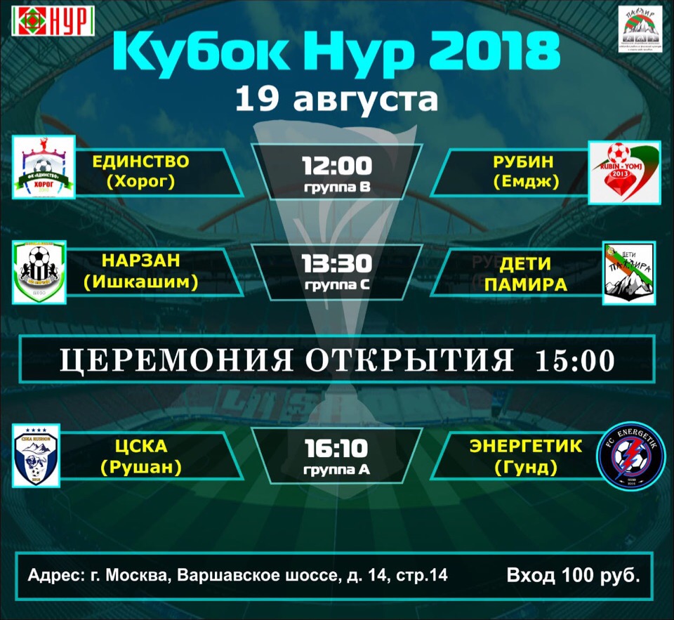 Чемпионат по футболу «Кубок Нур-2018».